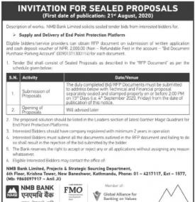 Invitation for Sealed Proposal