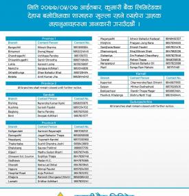 Branch Opening Notice  (Province 1,2,4,5,6,7)
