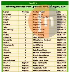 Century Branch Opening Notice