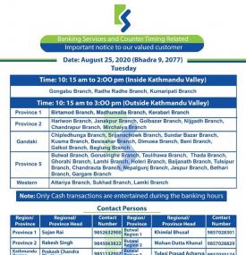 Kamana Branch Opening Notice