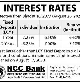 Interest Rates Notice
