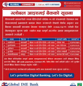 Global IME Banking Hours