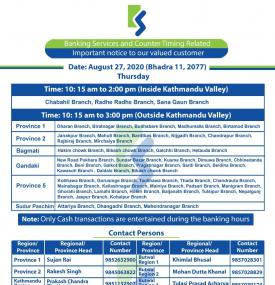 Kamana Branch Opening Notice