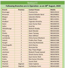 Century Branch Opening Notice