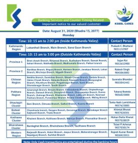 Kamana Branch Opening Notice