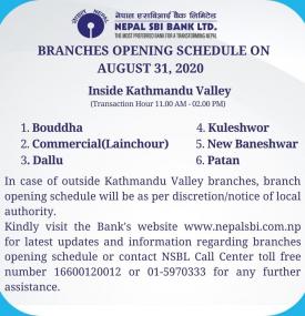 Branch Opening Notice 