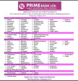 Branch Opening Notice 