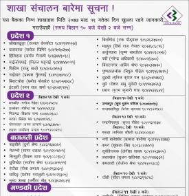 Branch Opening Notice 