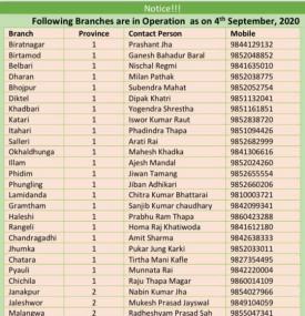 Century Branch Opening on 19th Bhadra -