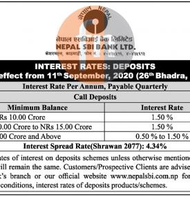 Interest Rate Notice