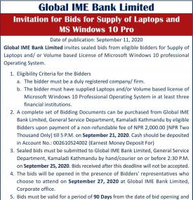 Invitation for Bids 