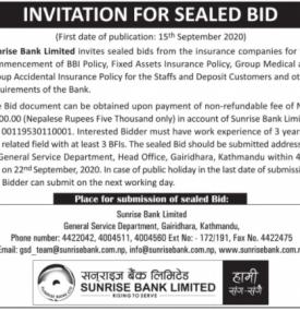 Invitation for Sealed Bid
