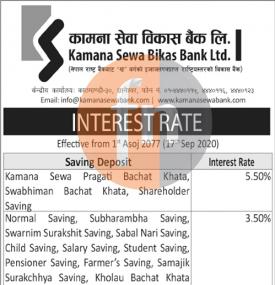 Interest Rate Notice