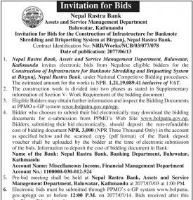 Invitation for Bid