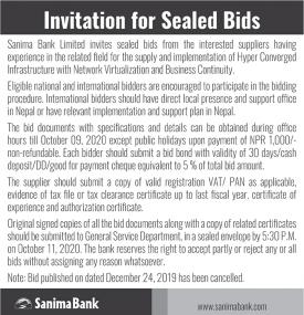 Invitation for Sealed Bids