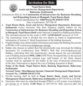 Invitation for Bids