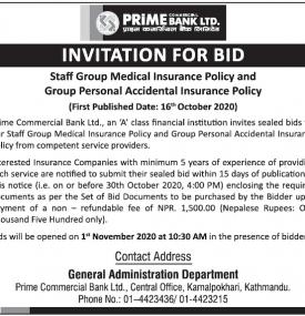 Invitation for Bid