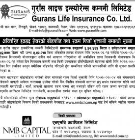 अवितरित हकप्रद शेयरको बाँडफाँड तथा रकम फिर्ता भुक्तानीको सूचना