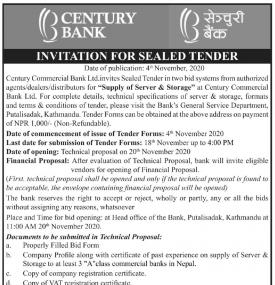 Invitation for Sealed Tender