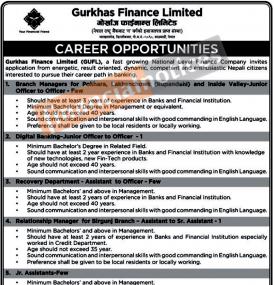 Career Opportunity