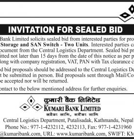 Invitation of Sealed Bids