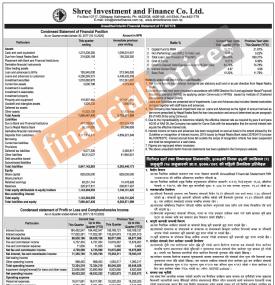 Quarterly Financial Reports - Q1 - Net Profit of Rs 14.98 million