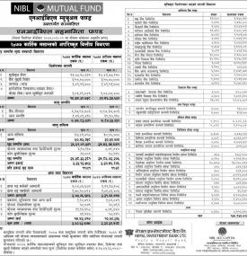 NIBL Sahabhagita Fund - Net Asset Value