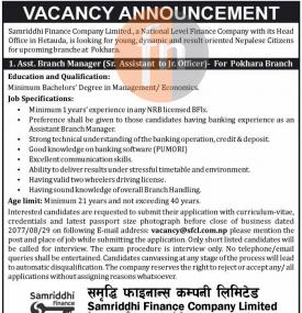 Vacancy Announcement