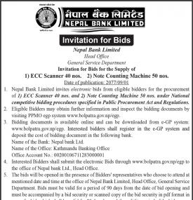 Invitation for Bids