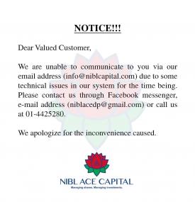 Important Notice 