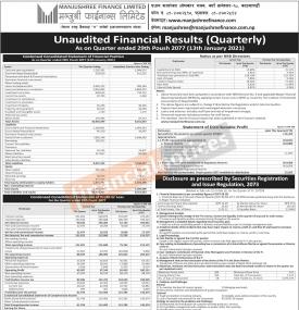 Unaudited Financial Result (Q2)