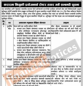 Job Vacancy - रोजगारीको अवसर -