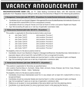 Banking Career Opportunity 