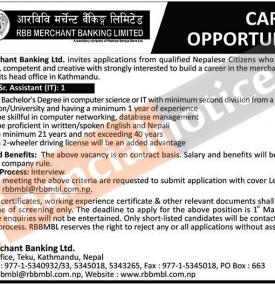 Career Opportunity