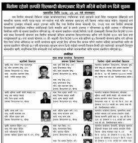 धितोमा रहेको सम्पत्ति विक्रिमा