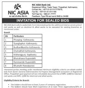 Invitation for Sealed Bids
