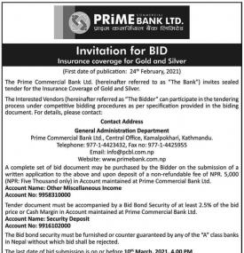 Invitation for Bids