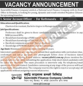 Vacancy Announcement
