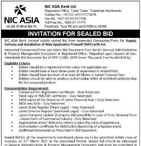 Invitation for Bids