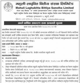 8th Annual General Meeting