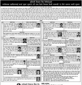 लिलाम बिक्री सम्बन्धी २१ दिने सूचना