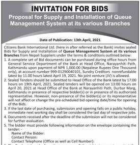 Invitation for Bids