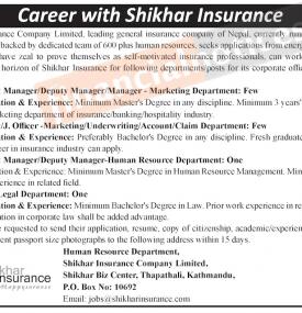 Career Opportunity