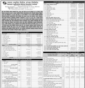 Notice Regarding Financial Highlights