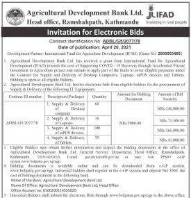 Invitation for Electronic Bids