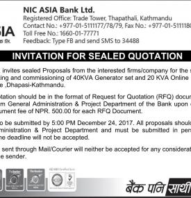 Invitation for Sealed Bids