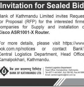 Invitation for Sealed Bids