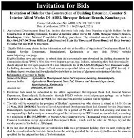 Invitation for Bids