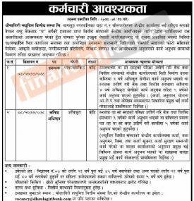 लघुवित्तमा कर्मचारी आवश्यकता - Job Vacancy -