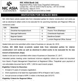 Invitation for Sealed Bids